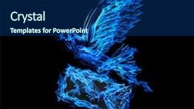  Presentation with dove - Amazing theme having flame flying dove with envelope backdrop and a ocean colored foreground