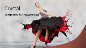  Presentation with painting walls paint roller - Slide set having male hands holding leather wallet background and a lemonade colored foreground