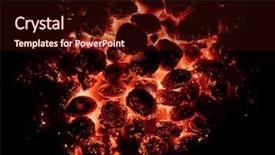  Presentation with food grill - Cool new presentation theme with flames - flaming hot charcoal briquettes backdrop and a wine colored foreground