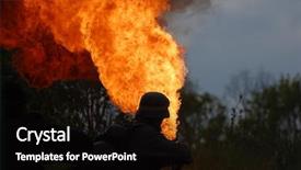  Presentation with red star - Amazing presentation theme having flamethrower - kiev ukraine military history club backdrop and a black colored foreground