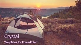  Presentation with area - Slides enhanced with flaming gorge recreation area background and a tawny brown colored foreground