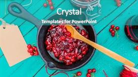  Presentation with currant - Amazing theme having flan - currant - homemade red currant backdrop and a  colored foreground