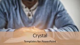  Presentation with flare - Audience pleasing presentation theme consisting of flare against man with bible backdrop and a coral colored foreground