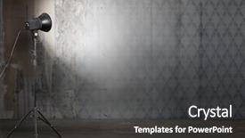  Presentation with flash - Presentation design featuring cosmetics - breast augmentation in plastic surgery background and a light blue colored foreground