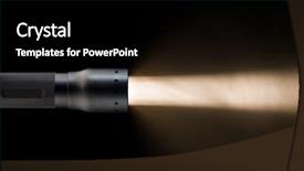  Presentation with smoke font - Beautiful slides featuring flashing lights - beam of focused warm light backdrop and a black colored foreground