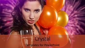  Presentation with holiday - Theme featuring flashing lights birthday - celebrating woman holiday people beautiful background and a red colored foreground