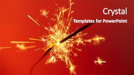  Presentation with sparkle - Presentation theme enhanced with flashing lights birthday - christmas and newyear party sparkle background and a crimson colored foreground