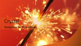  Presentation with sparkle - Slide set having flashing lights birthday - christmas and newyear party sparkle background and a  colored foreground