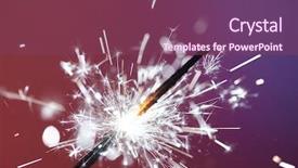 Presentation with sparkle - Cool new theme with flashing lights birthday - christmas and newyear party sparkle backdrop and a  colored foreground