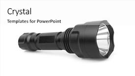  Presentation with background - Colorful slide deck enhanced with flashlight isolated on white background backdrop and a white colored foreground