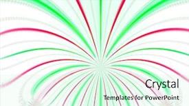  Presentation with fireworks - Cool new slide set with flashy - fractal rendition of fireworks backdrop and a cool aqua colored foreground