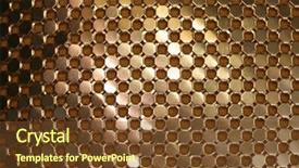  Presentation with luxury golden texture - Cool new PPT theme with flashy - golden links macro texture backdrop and a tawny brown colored foreground