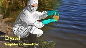  Presentation with safety - Cool new theme with flask for expertise environmental backdrop and a tawny brown colored foreground