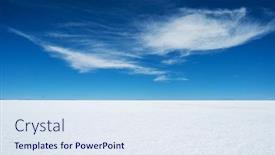  Presentation with flat - Audience pleasing PPT layouts consisting of flat-and-white-surface backdrop and a sky blue colored foreground