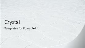  Presentation with white snow - Audience pleasing PPT theme consisting of flat earth - snow-white cracky surface in bolivia backdrop and a sky blue colored foreground