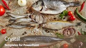  Presentation with rustic - Cool new slides with flat lay creative still life backdrop and a coral colored foreground