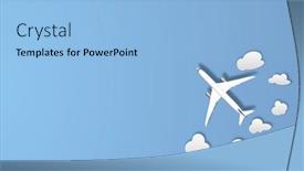  Presentation with space travel - Slide deck enhanced with flat-lay-design-of-travel background and a light blue colored foreground