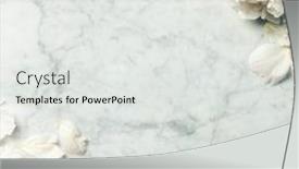  Presentation with vintage floral - Slide set consisting of flat-lay-of-beautiful-peony background and a light gray colored foreground