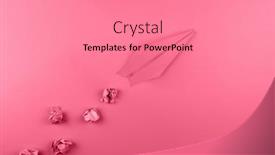  Presentation with magenta - Slide deck consisting of flat-lay-of-color-paper background and a gray colored foreground