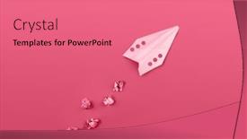  Presentation with magenta - Slide set enhanced with flat-lay-of-color-paper background and a coral colored foreground