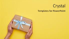  Presentation with flat - Audience pleasing theme consisting of flat lay of fantastic wrapped backdrop and a yellow colored foreground