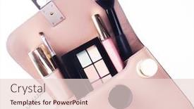  Presentation with leather bag - Colorful PPT theme enhanced with flat-lay-of-pink-leather backdrop and a lemonade colored foreground