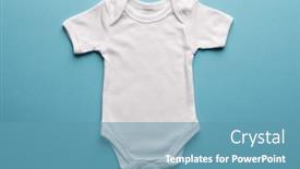  Presentation with baby fashion - PPT layouts with flat-lay-of-white-baby background and a  colored foreground