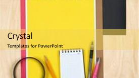  Presentation with education supplies - Amazing PPT layouts having flat lay office tools and supplies education background with stationery on wood flat design of creative office workspace workplace top view of desk background backdrop and a yellow colored foreground