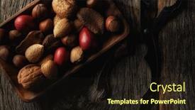  Presentation with rustic wood - Beautiful theme featuring flat-lay-still-life backdrop and a wine colored foreground