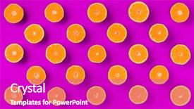  Presentation with pop art - Presentation with flat lay top view pop background and a purple colored foreground