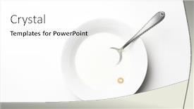  Presentation with white milk - Cool new theme with flat-lay-white-cereal-bowl backdrop and a white colored foreground
