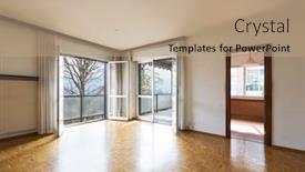  Presentation with nobody - Beautiful theme featuring flat living room to be restored with a view of the ticino hills nobody inside backdrop and a coral colored foreground