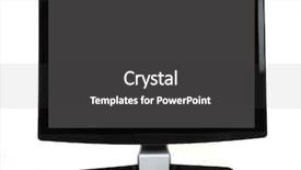  Presentation with my panorama on computer screen - Presentation featuring flat screen tv or computer background and a  colored foreground