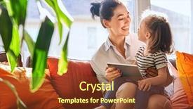  Presentation with mom kids - Amazing theme having flatbed - happy loving family young mother backdrop and a tawny brown colored foreground