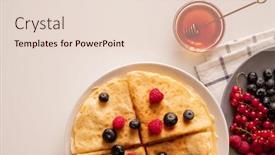  Presentation with table napkin - Theme consisting of flatlay-of-kitchen-table background and a lemonade colored foreground