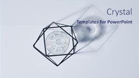  Presentation with water glass - Slides with flatlay-of-metal-wire-handmade background and a lemonade colored foreground