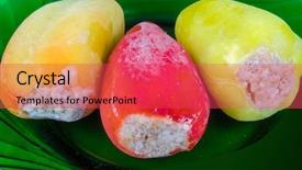  Presentation with peppers - PPT layouts consisting of flattened - meat frozen semi-finished stuffed peppers background and a red colored foreground