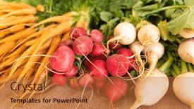  Presentation with flea - Slides enhanced with flea-market-stall-with-various background and a red colored foreground
