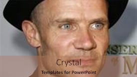  Presentation with hollywood red - Presentation having flea-of-red-hot-chili background and a coral colored foreground