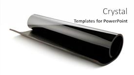  Presentation with white plate - Presentation design featuring flexo-printing-plate-isolated background and a white colored foreground