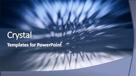  Presentation with flicker - PPT theme consisting of flicker - bright illumination movement flashing effect background and a ocean colored foreground