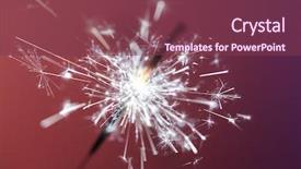  Presentation with christmas party - PPT theme having flicker - christmas and newyear party sparkle background and a violet colored foreground