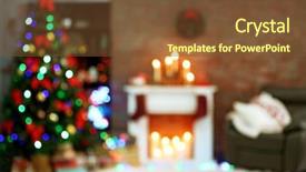  Presentation with female - Amazing presentation theme having flicker - female hand holding beautiful sparkler backdrop and a tawny brown colored foreground