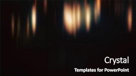  Presentation with flicker - Colorful slide deck enhanced with flicker - flare at dark night abstract backdrop and a black colored foreground