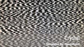  Presentation with flicker - Slide deck featuring flicker - fuzzy static interference screen display background and a gray colored foreground