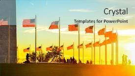  Presentation with sunset - Amazing presentation having flicker - washington monument at sunset backdrop and a light blue colored foreground