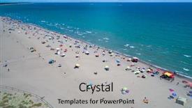  Presentation with rovinj on adriatic sea - Audience pleasing slide deck consisting of flight deck - italy the beach backdrop and a  colored foreground