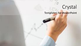  Presentation with analytics - Colorful PPT layouts enhanced with flip chart - business people economics analytics backdrop and a white colored foreground