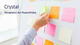  Presentation with flip chart - PPT layouts with flip chart - office business people and education background and a sky blue colored foreground