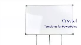  Presentation with whiteboard - Amazing presentation theme having flipped classroom - image of a whiteboard isolated backdrop and a sky blue colored foreground